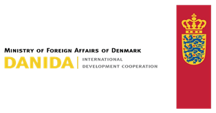 Logo DANIDA:  Ministry of Foreign Affairs of